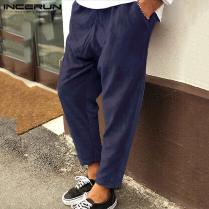 Winter Men Corduroy Pants Streetwear Joggers - Image 2