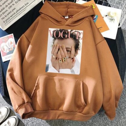 Hoodie Ladies Pullover Large Sweatshirt Streetwear - Image 10