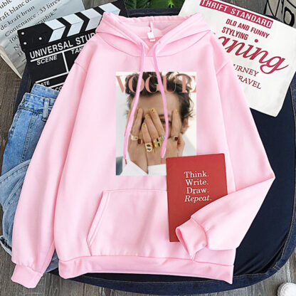 Hoodie Ladies Pullover Large Sweatshirt Streetwear - Image 8