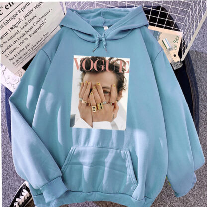 Hoodie Ladies Pullover Large Sweatshirt Streetwear - Image 9