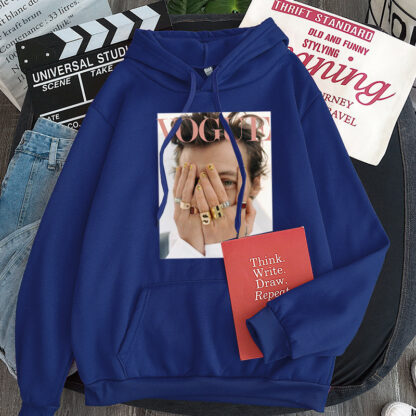 Hoodie Ladies Pullover Large Sweatshirt Streetwear - Image 4