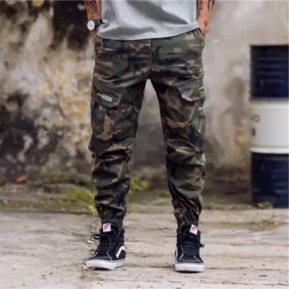Men Casual Summer Streetwear Jeans Jogger Pan - Image 4