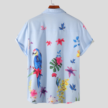 Shirt Streetwear Man For Hawaiian Fashion Beach - Image 2